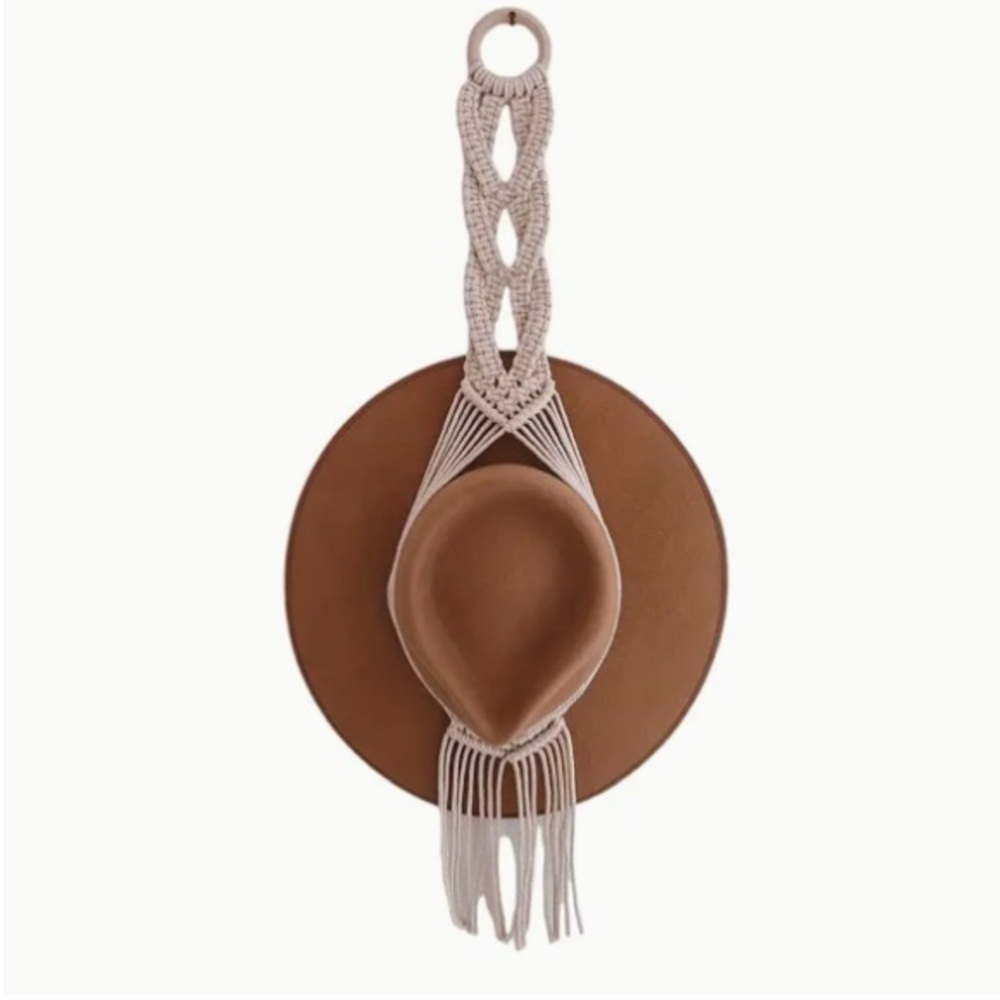 NEW! boho Macrame single hat holder